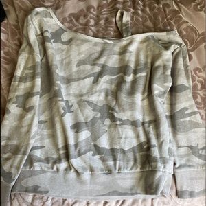 White Camouflage Sweater